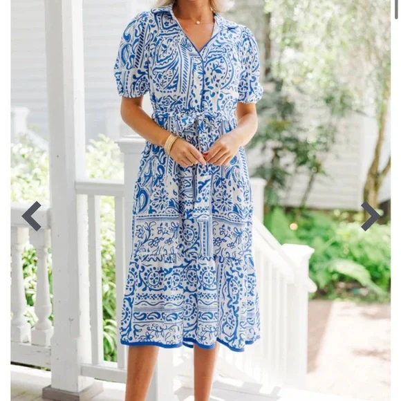 Umgee Paisley Print Midi Sundress - Picture 7 of 11